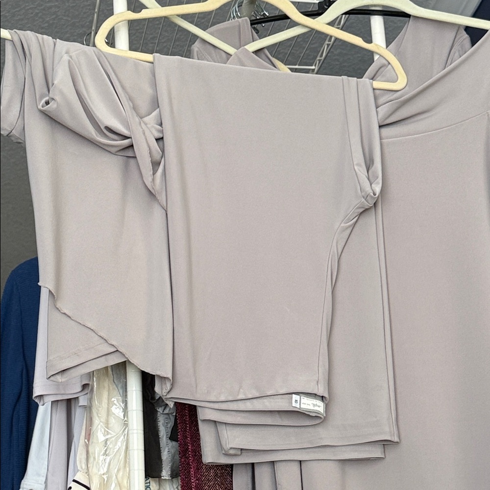 Size 10 Taupe Sympli Pants strait leg -